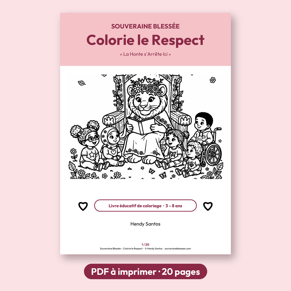 Colorie le Respect – Livre de coloriage éducatif PDF 3-8 ans
